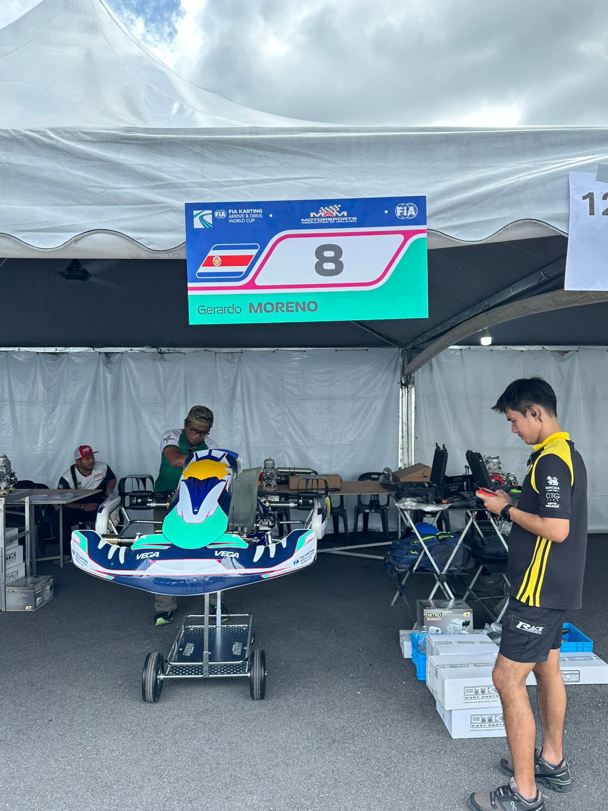 Gerardo Moreno representará a Costa Rica en el FIA Karting World Championship en Malasia este fin de semana